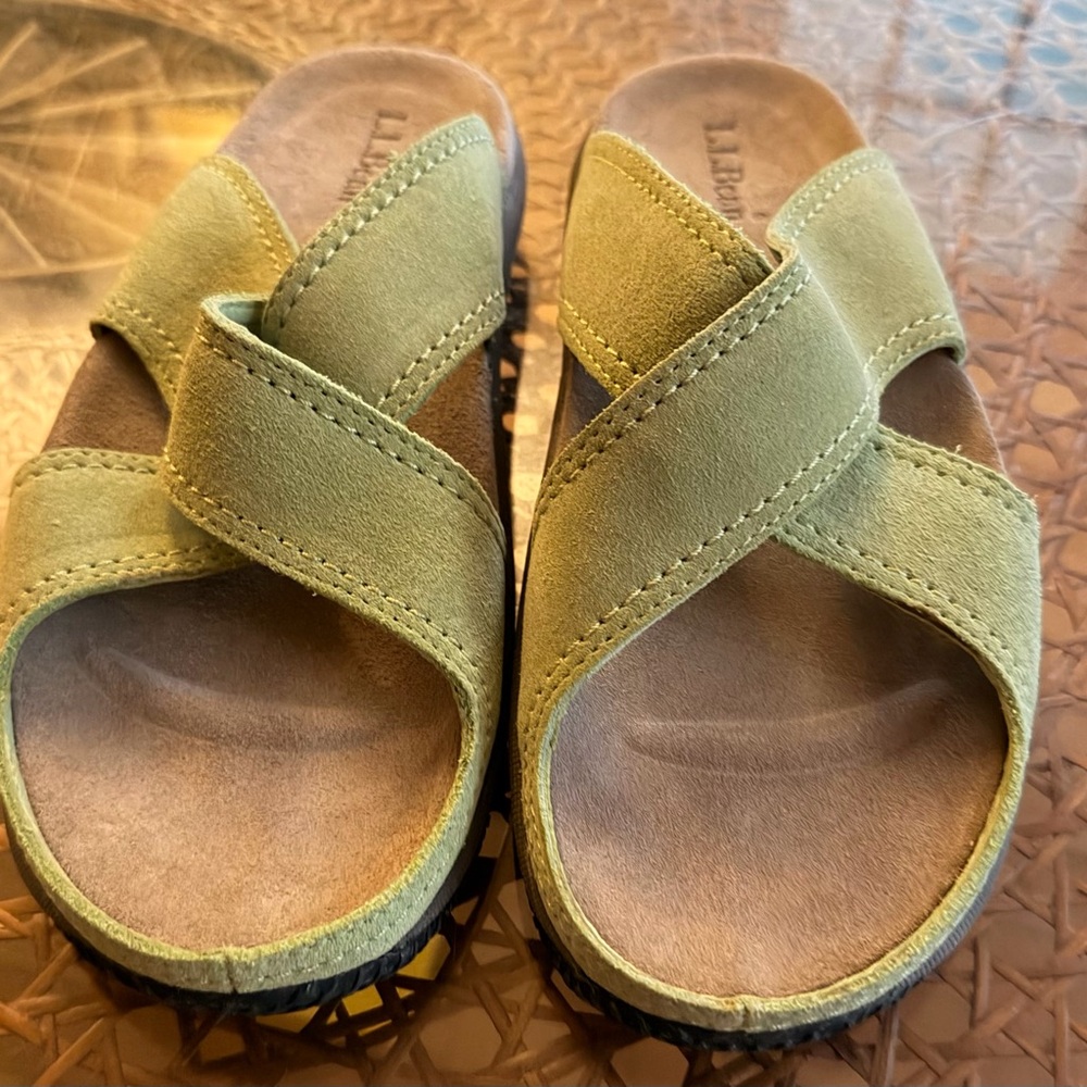 L.L. Bean Women's Green Sandals